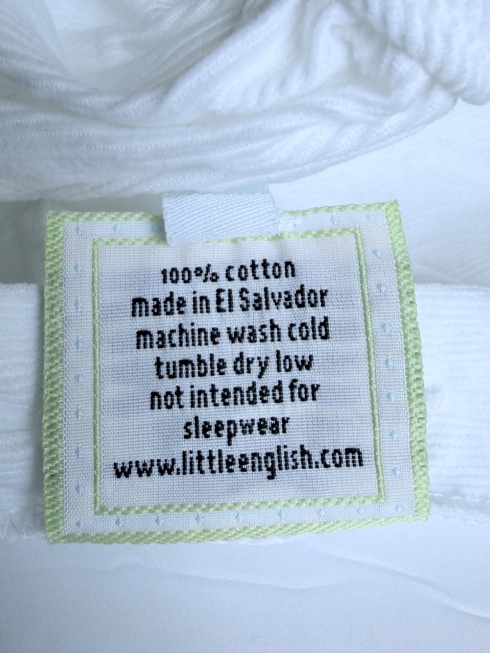 Little English White Smocked Holiday Dress Size 24 mos. - Picture 6 of 6